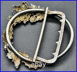 19° Boucle ceinture en argent art nouveau, orfèvre BAUDET Louis Fils. Silver