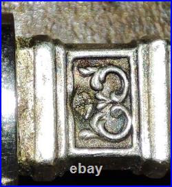 4 petites pinces à gigot ou volaille argent Art Nouveau Rey de la Combaz XIXème