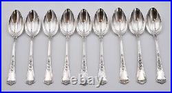 9 couverts de table cuillères & fourchettes en argent Art Nouveau Jezler muguet