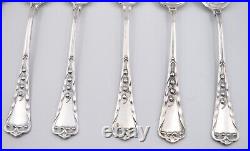 9 couverts de table cuillères & fourchettes en argent Art Nouveau Jezler muguet