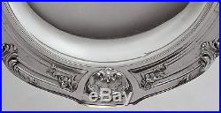 Antike Jugendstil Silber Tafelaufsatz Schale Art Nouveau Sterling Argent Massif