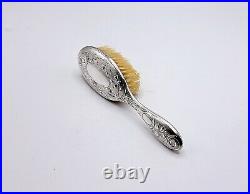 Adorable Brosse d'enfant Argent massif Allemagne Jugendstil Art-Nouveau