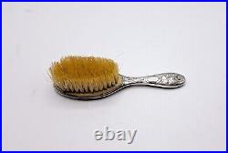 Adorable Brosse d'enfant Argent massif Allemagne Jugendstil Art-Nouveau