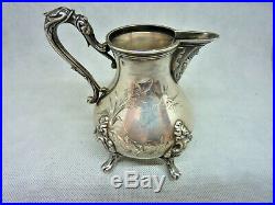 Ancien Pot A Lait Argent Massif Art Nouveau Minerve Solid Silver Milk Pot