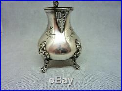 Ancien Pot A Lait Argent Massif Art Nouveau Minerve Solid Silver Milk Pot