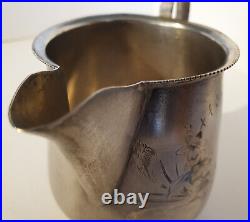 Ancien pot à lait russe en argent zolotnik 0.840 qualité supérieure ART NOUVEAU