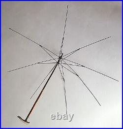Antique Ombrelle parapluie Paragon De Fox manche art nouveau argent massif