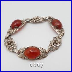 Art Nouveau 900 Argent Bracelet (226)