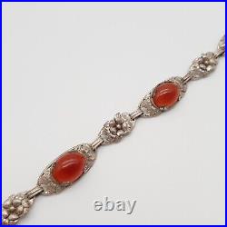 Art Nouveau 900 Argent Bracelet (226)