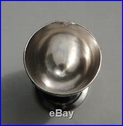 COQUETIER EN ARGENT MASSIF ART NOUVEAU GUI Sterling Silver Egg Cup