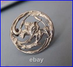 COULANT PASSANT Modèle IRIS+ CHAINE collier SAUTOIR ARGENT 1.49 m ART NOUVEAU