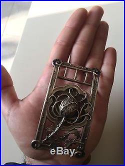 Cardeilhac, rare boucle de ceinture argent massif Art Nouveau Lucien Bonvallet