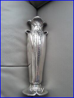 Christofle Gallia Vase Ombelle Art Nouveau métal argenté