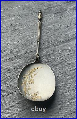 Emile Puiforcat Art Nouveau Service A Glace Argent Massif Or Modele Iris Silver
