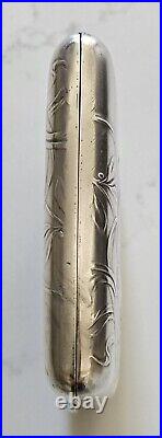 Etui à cigarettes en métal décor Art Nouveau Femme Gout MUCHA 1900