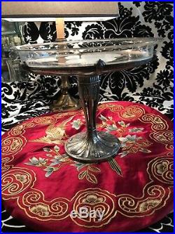 Gallia Christofle / Coupe Centre De Table Art Nouveau Metal Argente 1900
