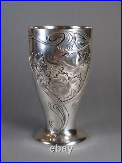 Gobelet ARGENT Massif Art Nouveau