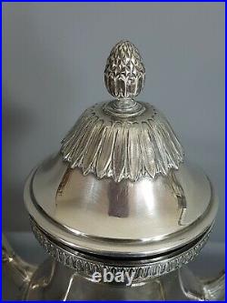 Grand Samovar métal argenté fin XIXe s. Belle argenture, bel état