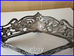 Grande jardinière métal argenté WMF lierres efeu ivy art nouveau jugendstil