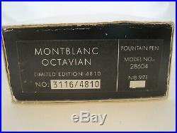 MONTBLANC Patron of Art Octavian Limited Edition 4810 FP MINT