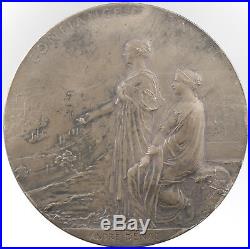 Médaille Roty Centenaire de la Banque de France 1900 argent Art Nouveau