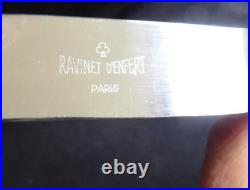 Partie ménagère table couverts Ravinet d'enfert Paris métal argenté 73 pieces