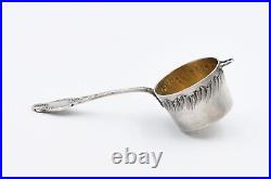 Passe thé en argent massif art nouveau minerve Silver french tea strainer