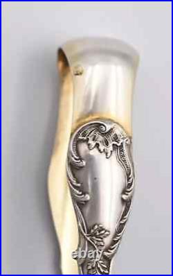 Pince A Sucre En Argent Massif Minerve Art Nouveau