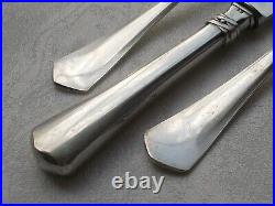 Rare 3-tlg. Couverts de Table Art Nouveau/Art Nouveau 800 Argent VSF 2800