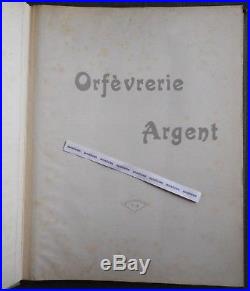 Rare Catalogue ORFEVRERIE ARGENT BOULENGER Objets Argenterie Cristal ART NOUVEAU