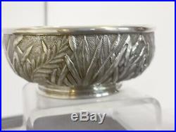 S Kirk&son Chinese Japanese Silver Bowl Grande Coupe Argent Massif Art Nouveau