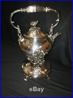 SAMOVAR CHRISTOFLE superbe fontaine à thé théière en métal argenté art-nouveau