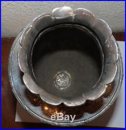 Superbe Grand Vase Gallia Christofle Art Nouveau Silver Metal Argente