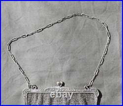 Sac de bal Minaudière art nouveau en argent massif (antique french handbag)