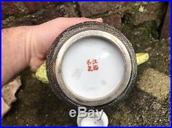 Service En Argent Massif Et Porcelaine -chine Indochine XIX XX Chinese Antique