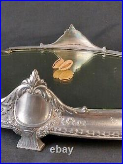 WMF Art Nouveau Jugendstil Imposant centre de table avec miroir 1886-1903 Rare