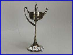 WMF, Lampe à Huile, Bronze Art Nouveau. Couronne Héraldique, Rois, Prince Cigare